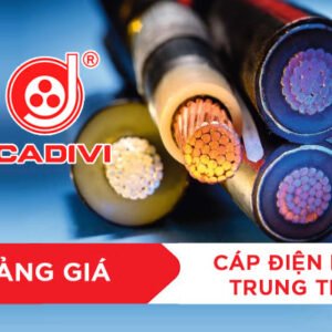 Báo Giá Cáp Trung Thế CADIVI: Cáp Ngầm, Cáp Treo