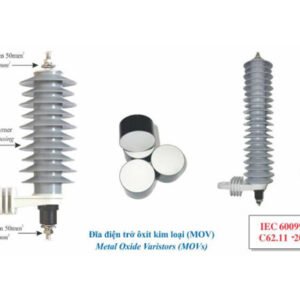 Thông số kỹ thuật Chống sét van trung thế Tuấn Ân