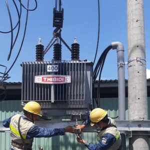 Trạm Biến Áp Kiểu Giàn Trên 2 Trụ Bê Tông