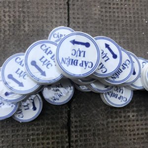 Mốc Đánh Dấu Cáp Ngầm Bằng Sứ (Giá Tốt)