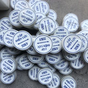 Sứ Báo Cáp 22kV - Mốc Định Vị Cáp Ngầm