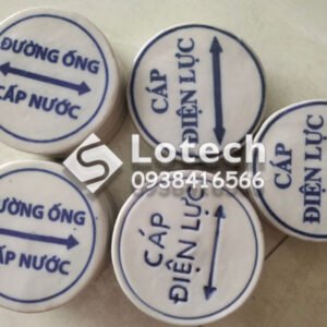 Gạch Cảnh Báo Cáp Ngầm Bằng Sứ (Giá Tốt)