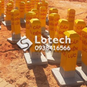 Phân Phối Cọc Bê Tông Cảnh Báo Cáp Ngầm Cho Dự Án