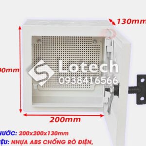 Tủ Điện Nhựa 200x200x130mm Pát Nhựa Lihhan