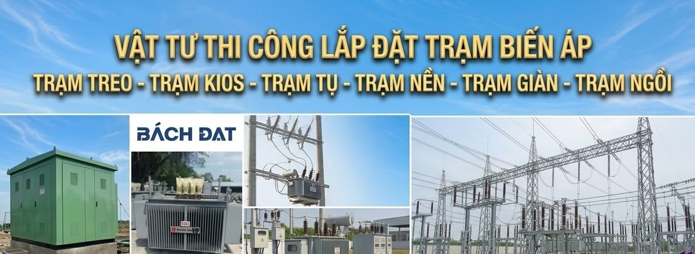 banner vật tư thi công trạm biến áp