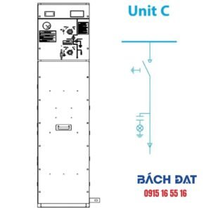 Tủ RMU CHINT NG7-24 Ngăn C (LBS) 630A 20kA/3s