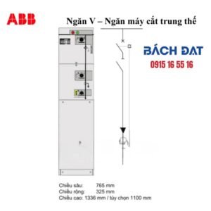 Tủ trung thế RMU ABB SafePlus V 630A-24kV 21/3s